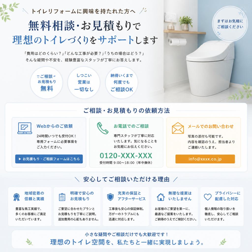 今すぐお問い合わせを！