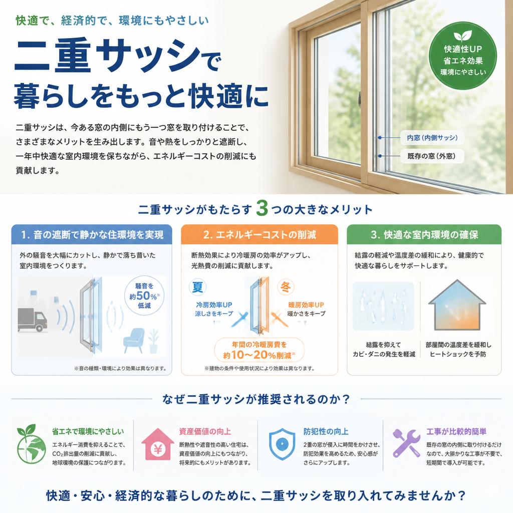 二重サッシのメリット