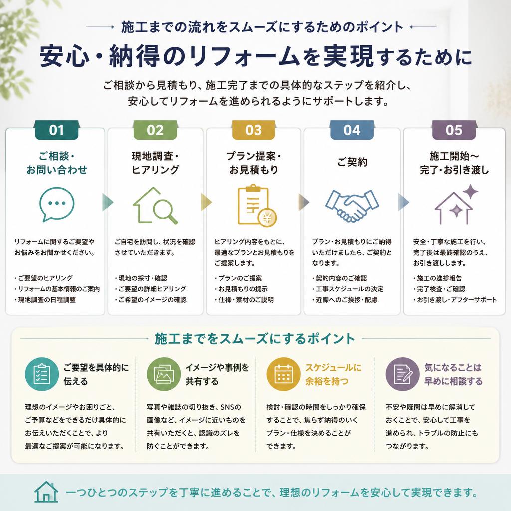 施工の流れ