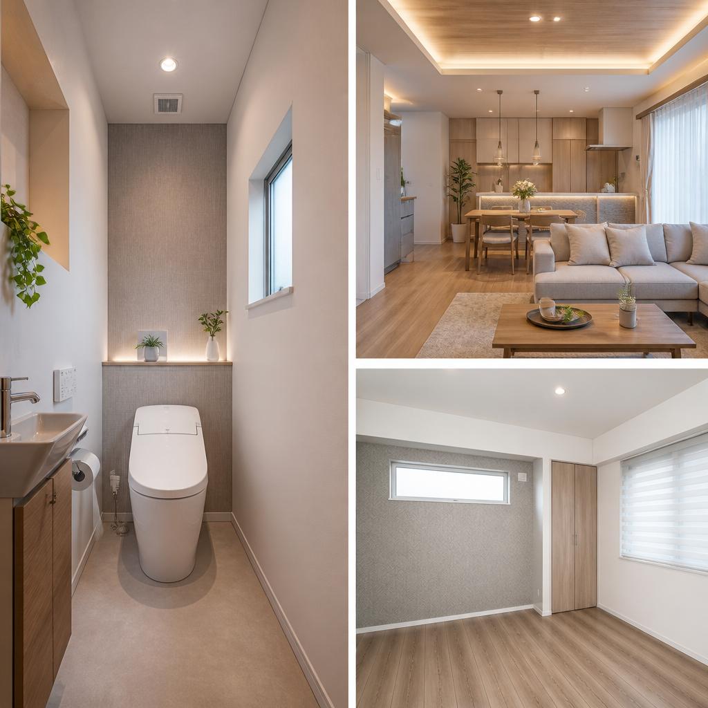 草加市での理想的な住まい、トイレリフォームと内装デザインで新たな生活を！